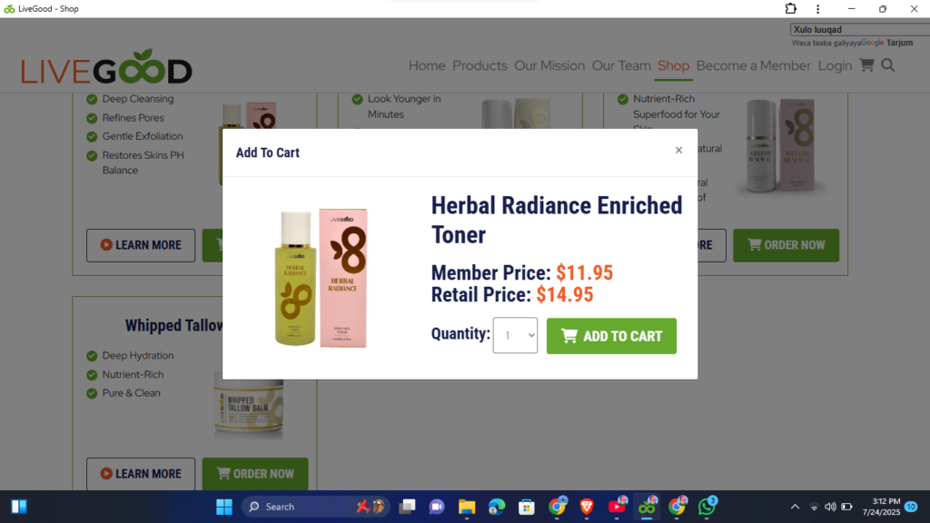 Packaging & Product Size