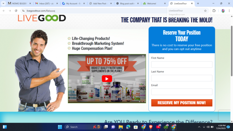 Instant Youth LiveGood